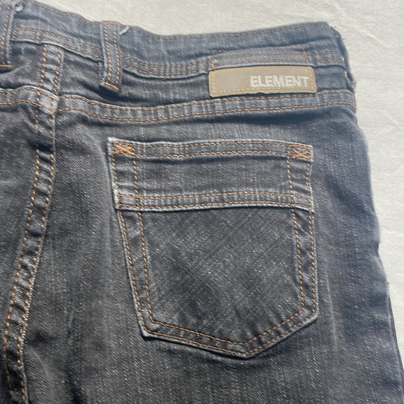 Element Men’s Dark Wash Black Straight Jeans Size 30W - Picture 6 of 8